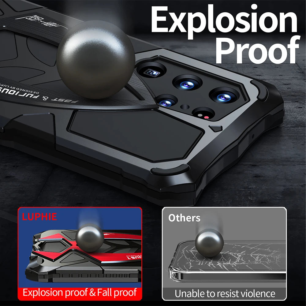 Military Shockproof Luphie Metal Armor Case For Samsung - Premium Mobile Phone Cases from Luphie - Just $36! Shop now at Dressmycell.com Military Shockproof Luphie Metal Armor Case For Samsung - Premium Mobile Phone Cases from Luphie - Just $36! Shop now at Dressmycell.com